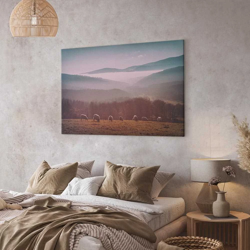 Artgeist Paveikslas - Sheep in Mountain Landscape (1-part) - Animals in Nature