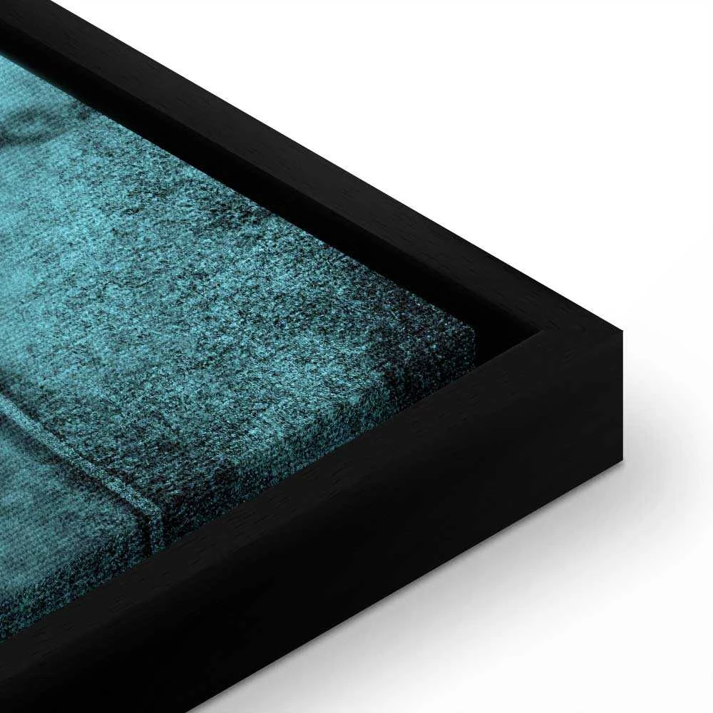 Artgeist Paveikslas - Shroud of Turin in Turqoise (1 Part) Vertical