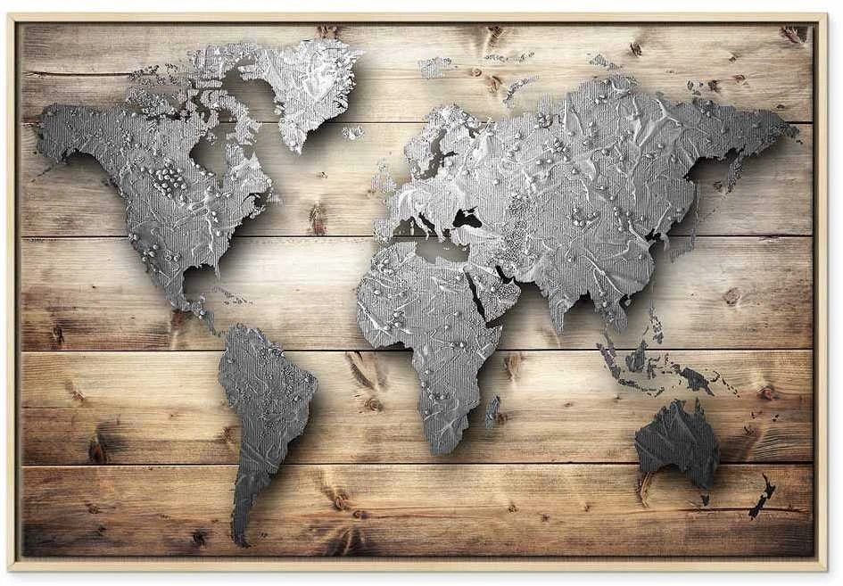 Artgeist Paveikslas - Sidabrinis World