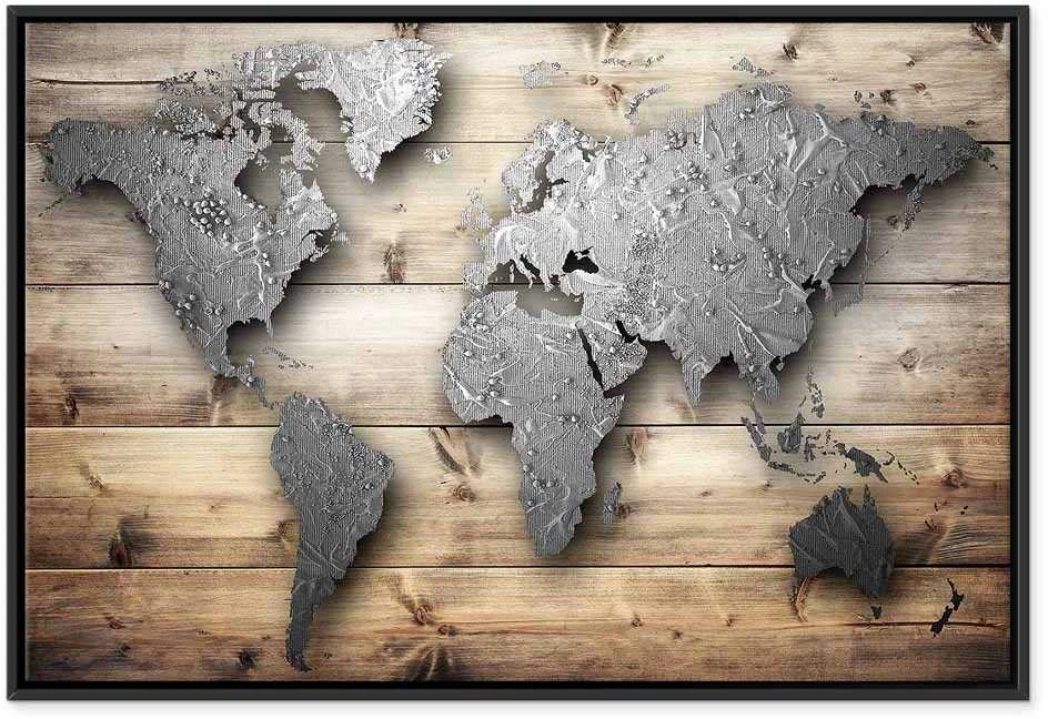 Artgeist Paveikslas - Sidabrinis World