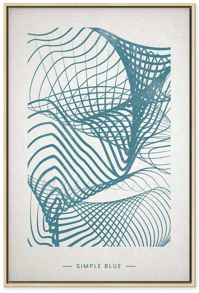 Artgeist Paveikslas - Simple Mėlyna (1 Part) Vertical