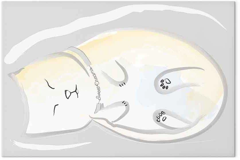 Artgeist Paveikslas - Sleepy Kitty (1 Part) Vertical