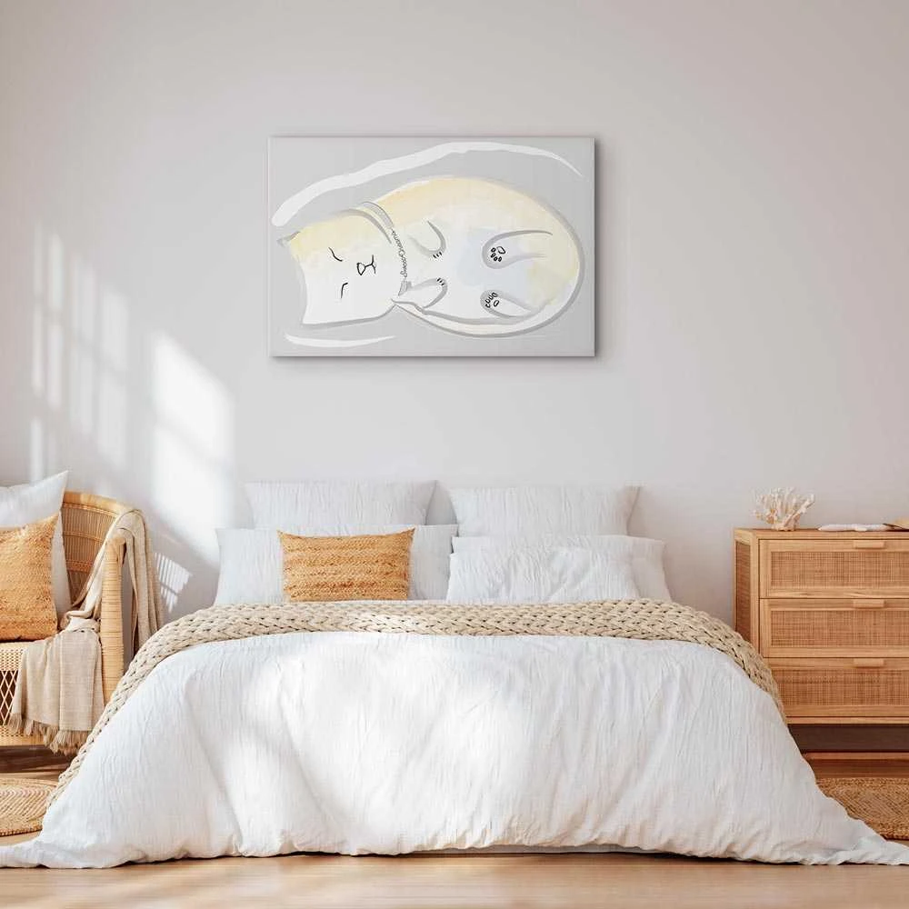 Artgeist Paveikslas - Sleepy Kitty (1 Part) Vertical
