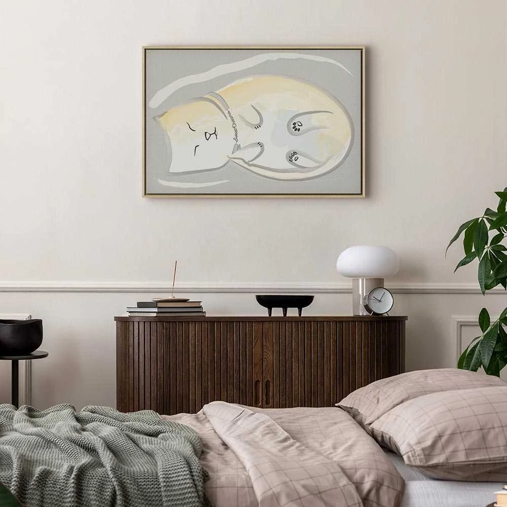 Artgeist Paveikslas - Sleepy Kitty (1 Part) Vertical