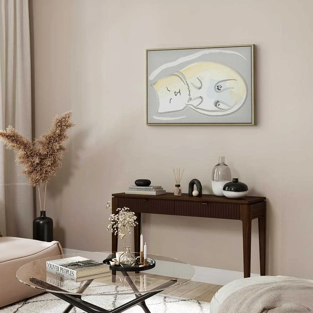 Artgeist Paveikslas - Sleepy Kitty (1 Part) Vertical