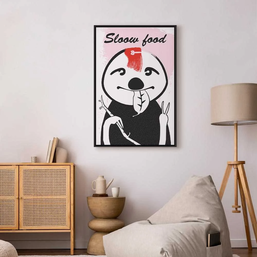 Artgeist Paveikslas - Sloth Trendsetter (1 Part) Vertical