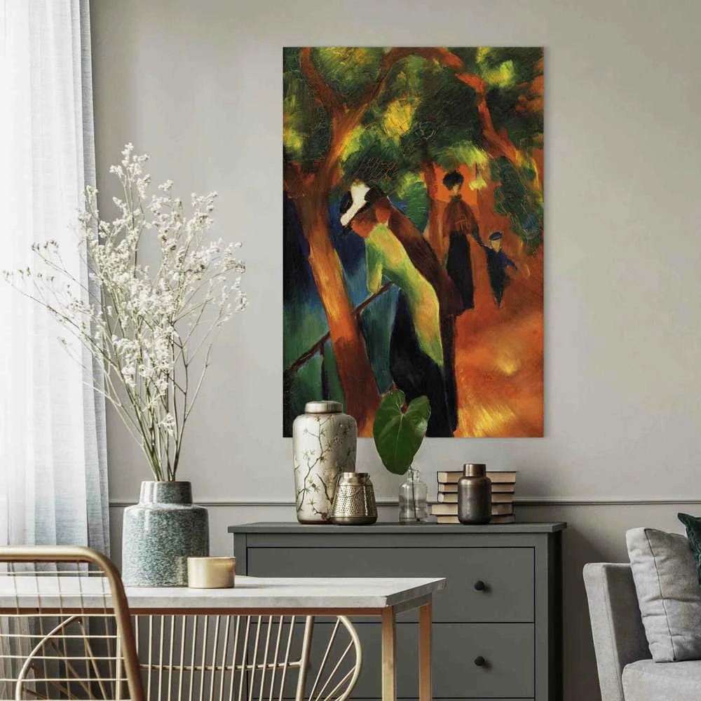 Artgeist Paveikslas - Sonniger Weg (August Macke)