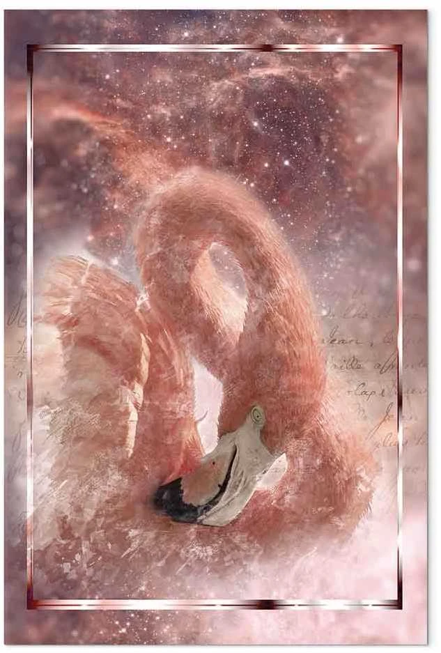 Artgeist Paveikslas - Space Flamingo (1 Part) Vertical