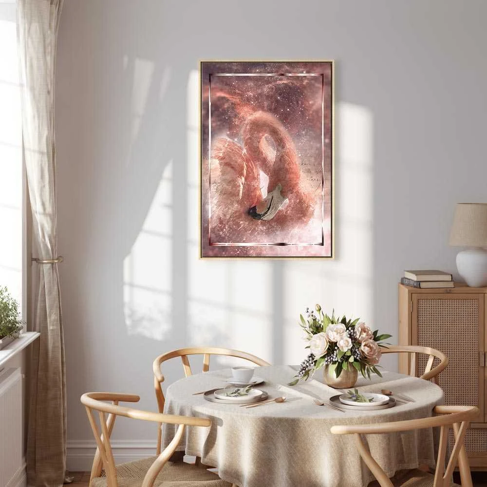 Artgeist Paveikslas - Space Flamingo (1 Part) Vertical