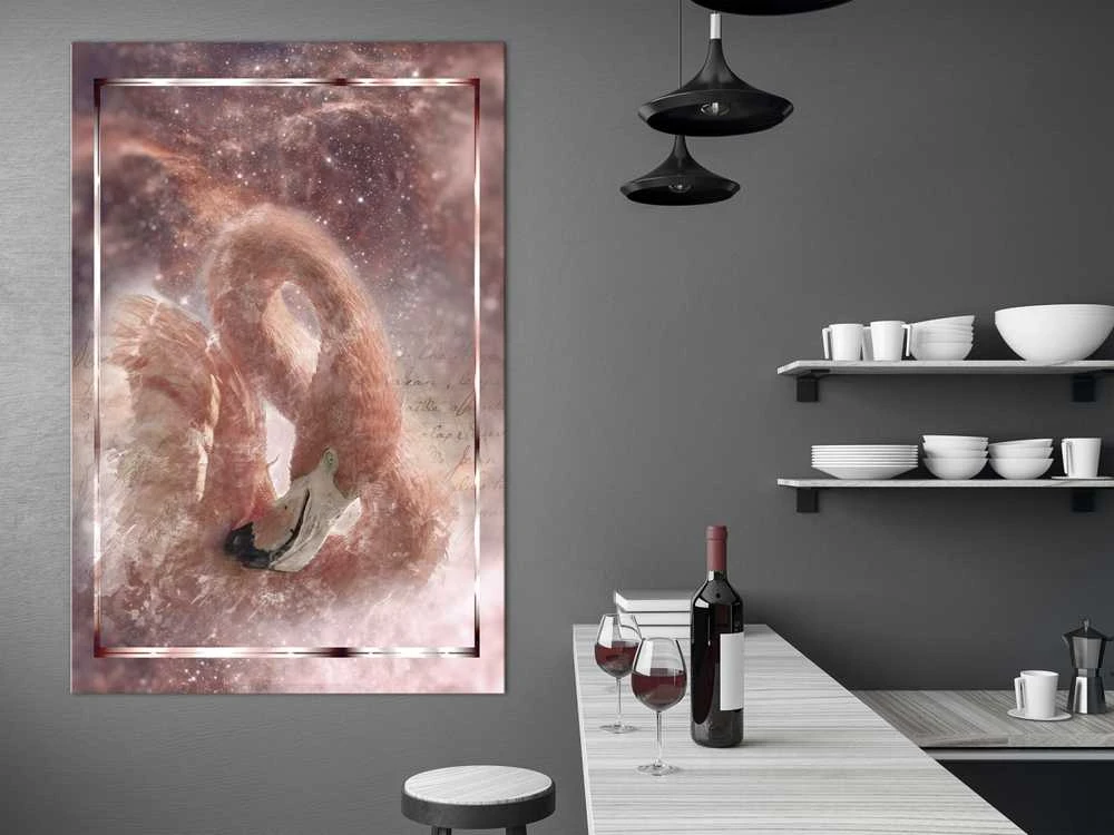 Artgeist Paveikslas - Space Flamingo (1 Part) Vertical