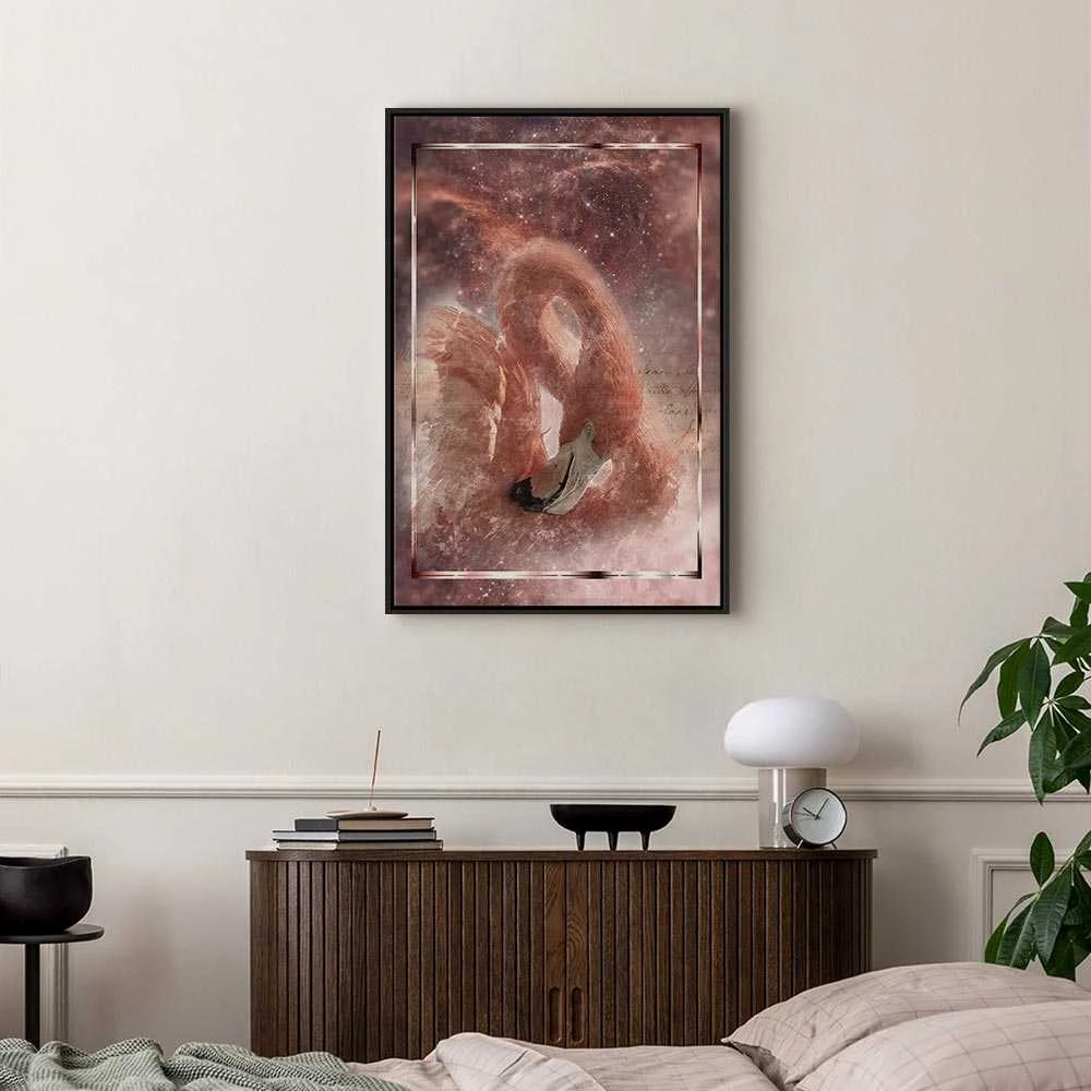 Artgeist Paveikslas - Space Flamingo (1 Part) Vertical