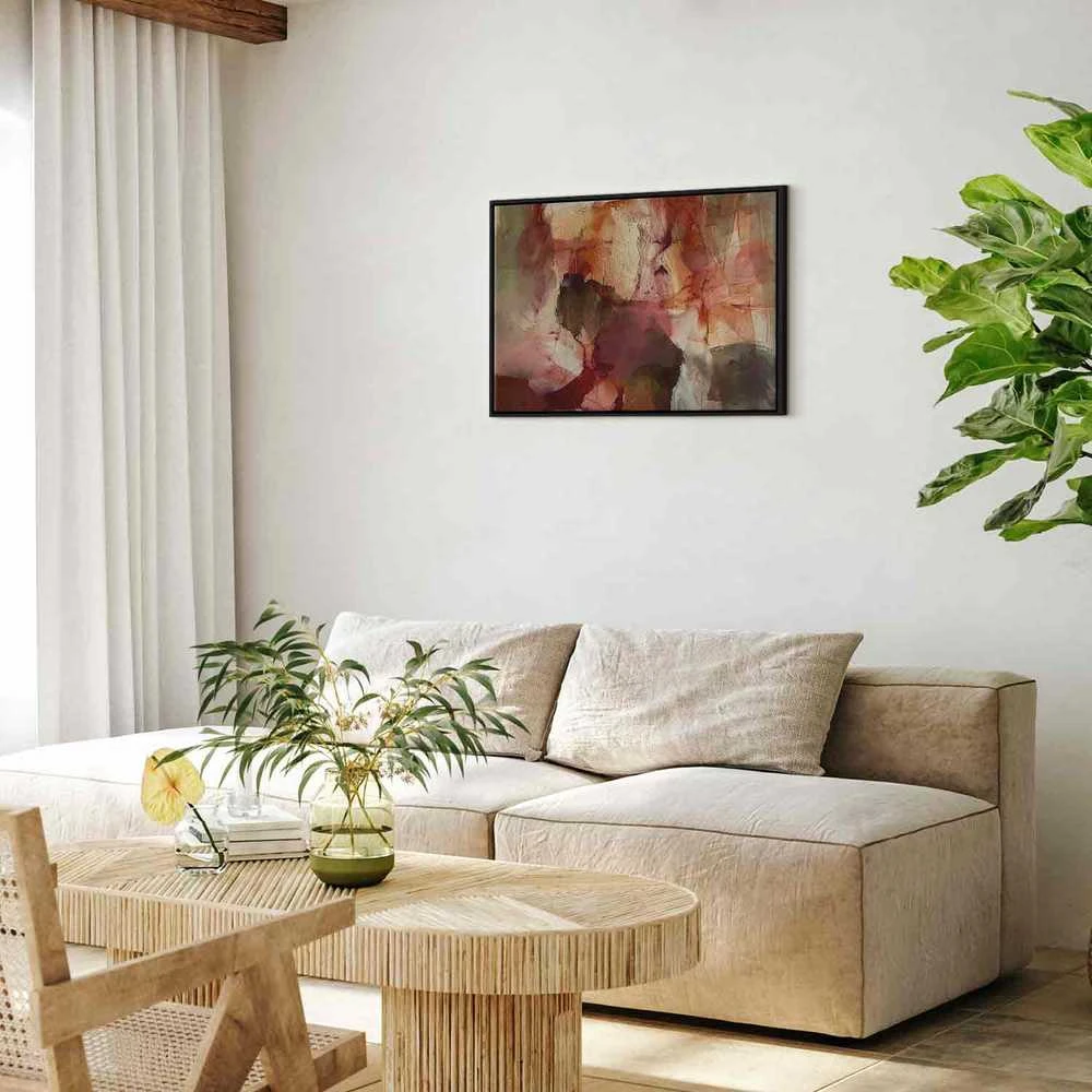 Artgeist Paveikslas - Spring composition – transparencies and forms in watercolor style
