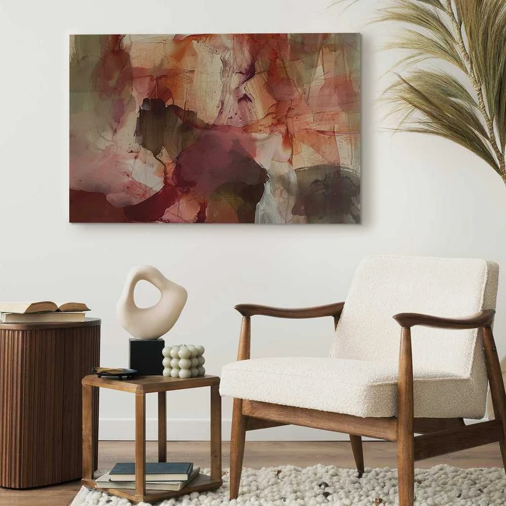 Artgeist Paveikslas - Spring composition – transparencies and forms in watercolor style