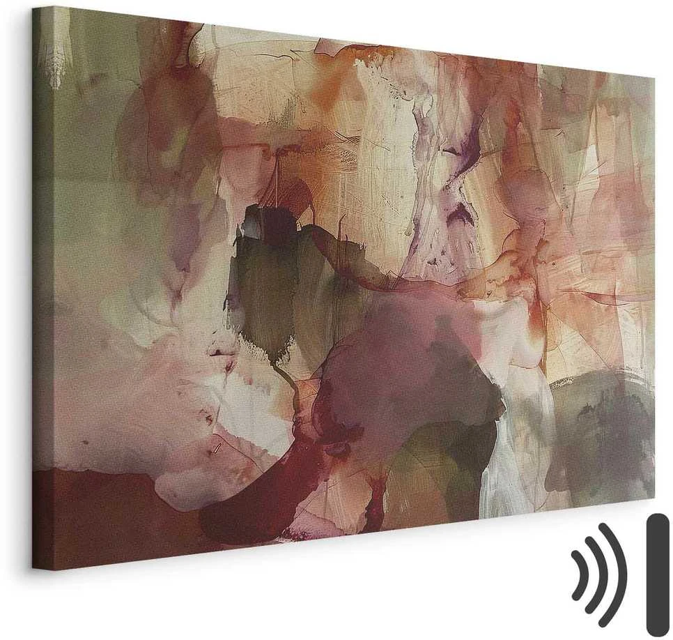 Artgeist Paveikslas - Spring composition – transparencies and forms in watercolor style