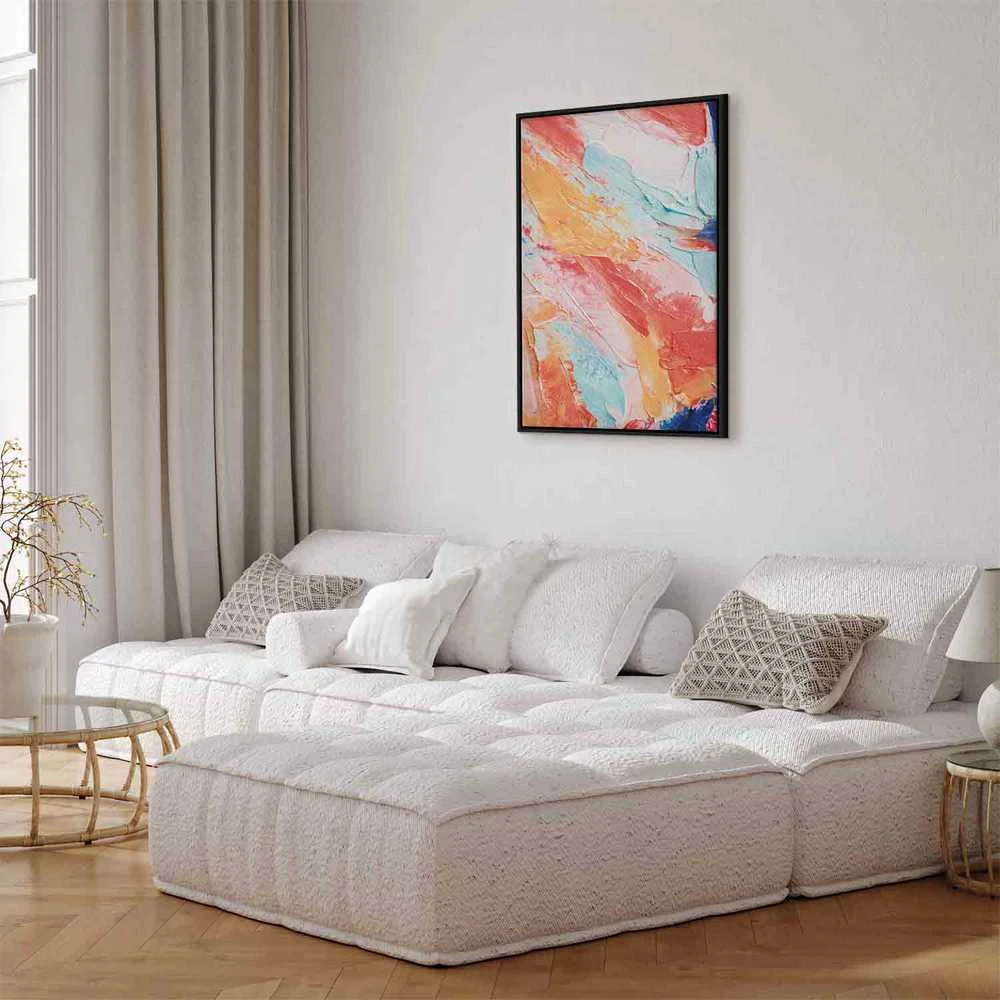 Artgeist Paveikslas - Spring Shades - A Colorful Mix of Warm and Cool Tones on Canvas
