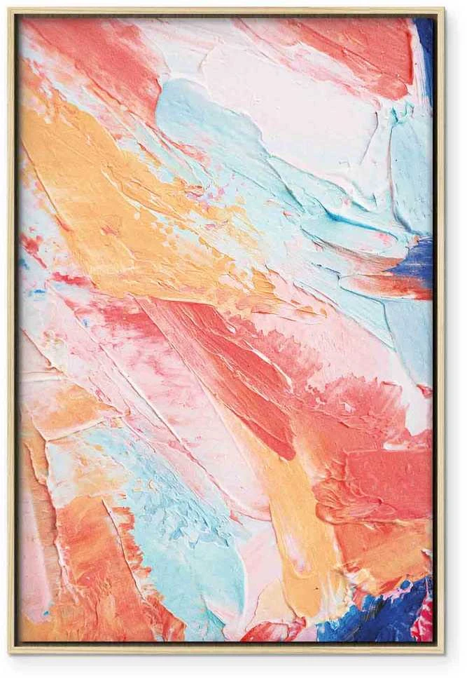 Artgeist Paveikslas - Spring Shades - A Colorful Mix of Warm and Cool Tones on Canvas