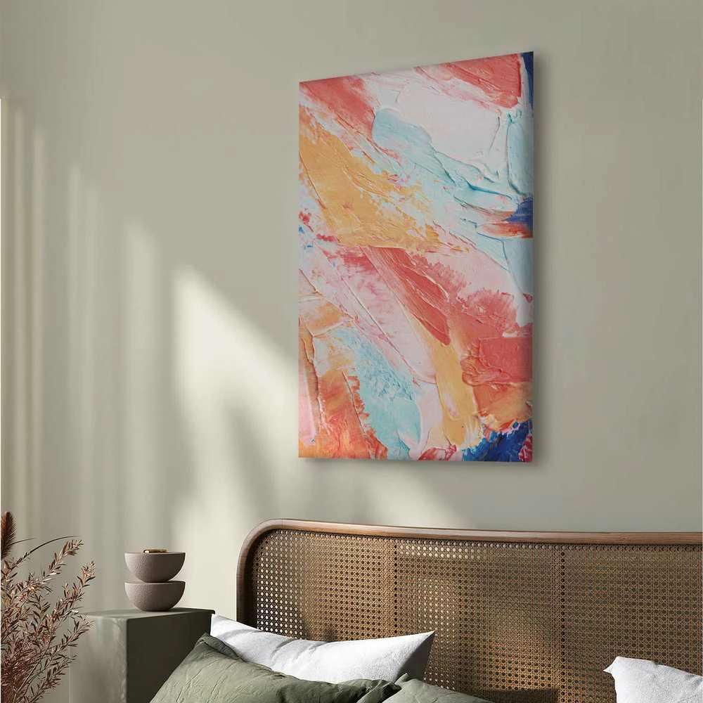 Artgeist Paveikslas - Spring Shades - A Colorful Mix of Warm and Cool Tones on Canvas