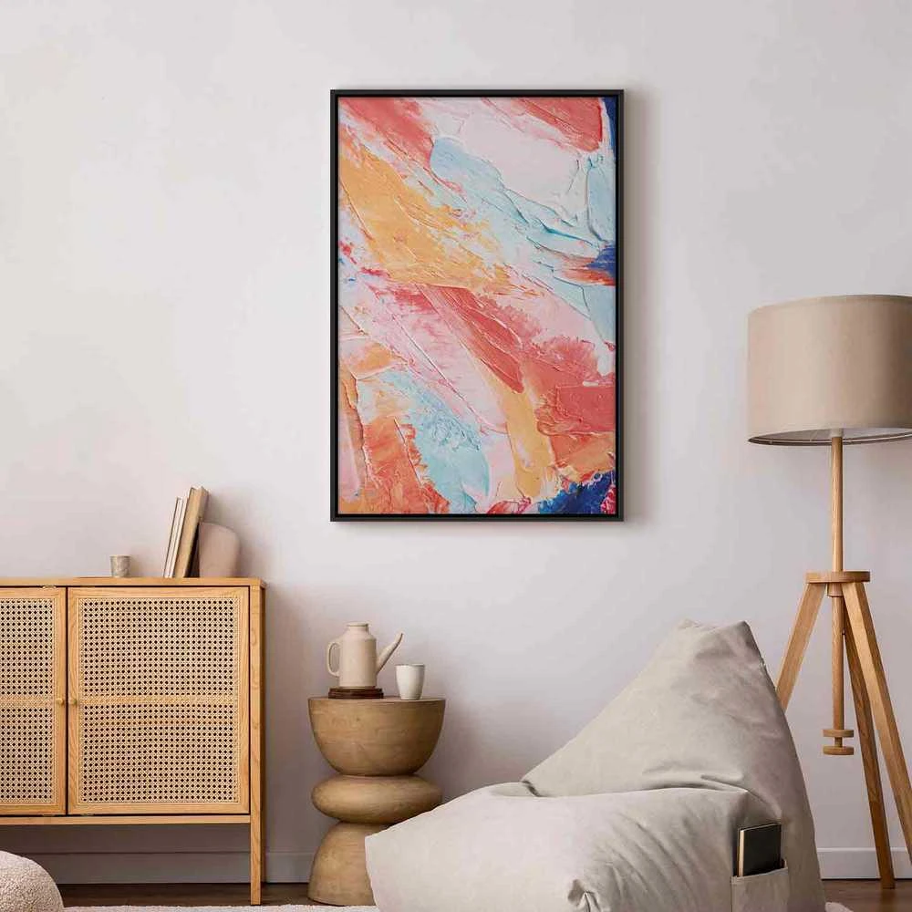 Artgeist Paveikslas - Spring Shades - A Colorful Mix of Warm and Cool Tones on Canvas