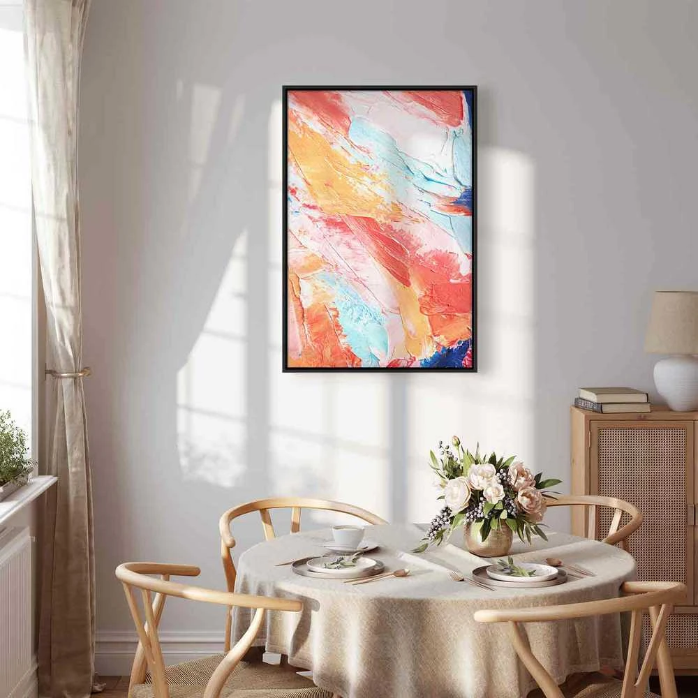 Artgeist Paveikslas - Spring Shades - A Colorful Mix of Warm and Cool Tones on Canvas