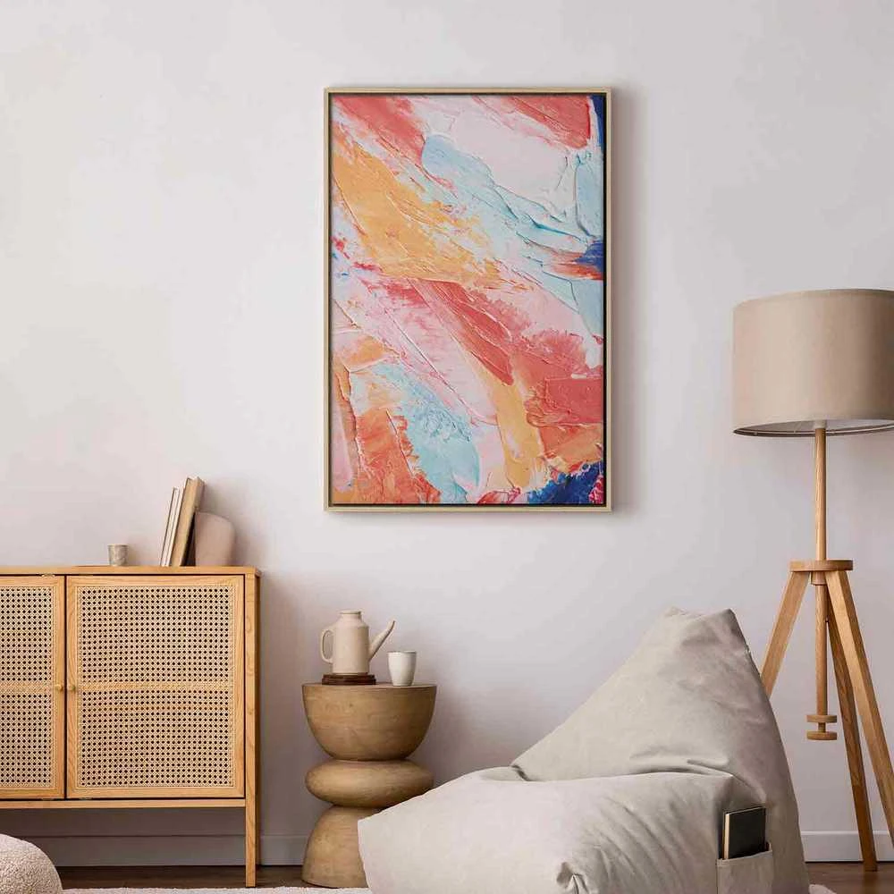 Artgeist Paveikslas - Spring Shades - A Colorful Mix of Warm and Cool Tones on Canvas