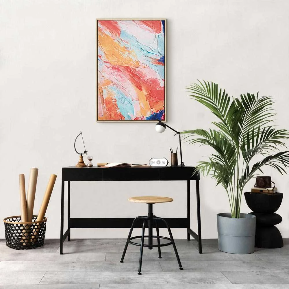 Artgeist Paveikslas - Spring Shades - A Colorful Mix of Warm and Cool Tones on Canvas