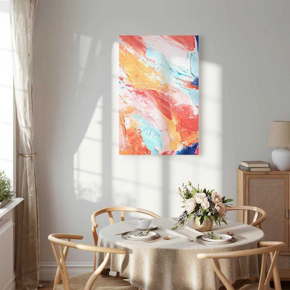 Artgeist Paveikslas - Spring Shades - A Colorful Mix of Warm and Cool Tones on Canvas