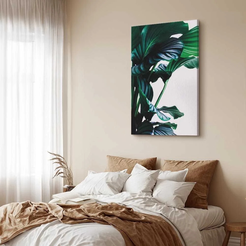 Artgeist Paveikslas - Springy Leaves (1 Part) Vertical
