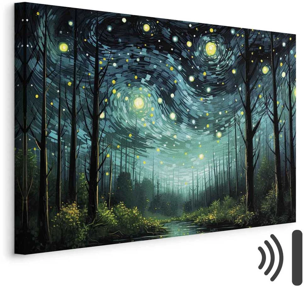 Artgeist Paveikslas - Starry night - a contemporary version of Van Gogh's night sky