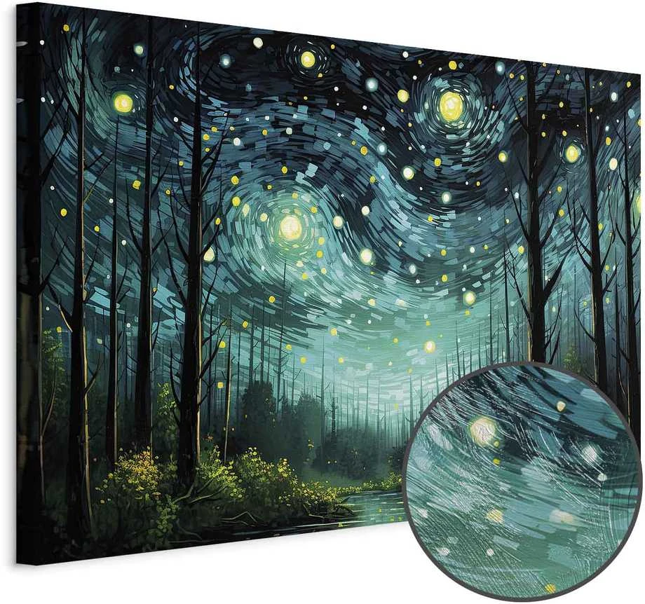 Artgeist Paveikslas - Starry night - a contemporary version of Van Gogh's night sky