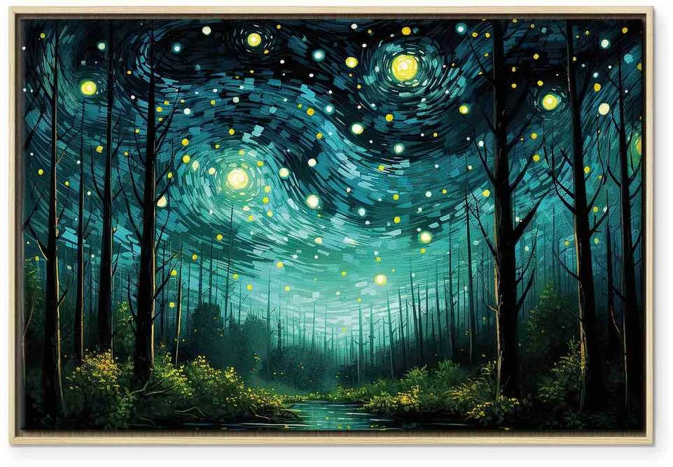 Artgeist Paveikslas - Starry night - a contemporary version of Van Gogh's night sky
