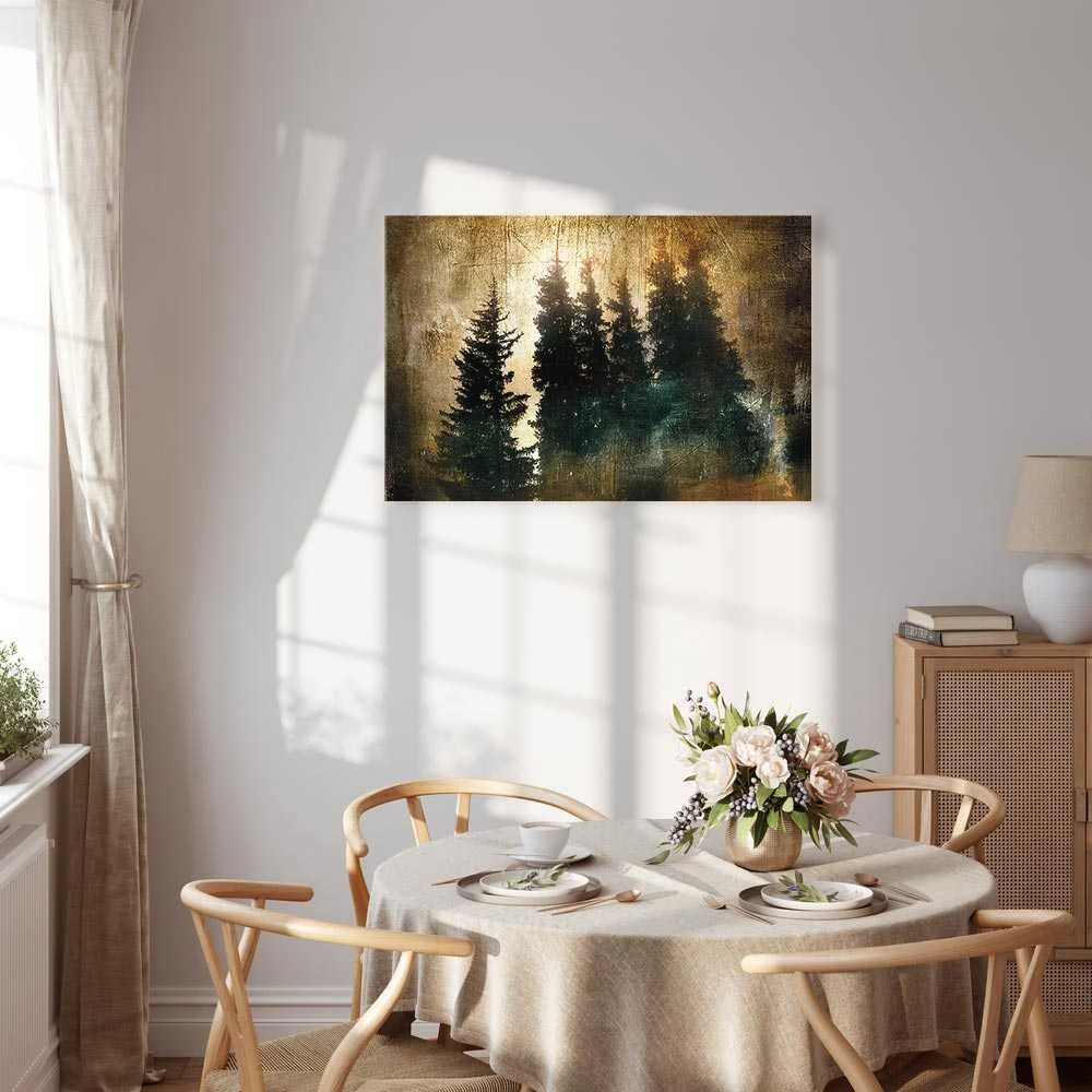 Artgeist Paveikslas - Stately Spruces (1 Part) Wide