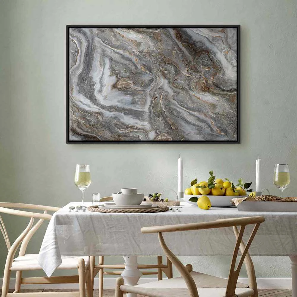 Artgeist Paveikslas - Stone abstractions – marble structures in neutral shades