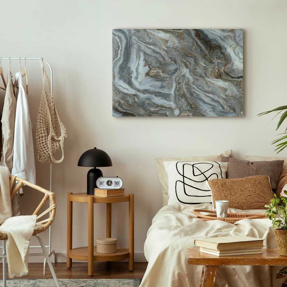 Artgeist Paveikslas - Stone abstractions – marble structures in neutral shades