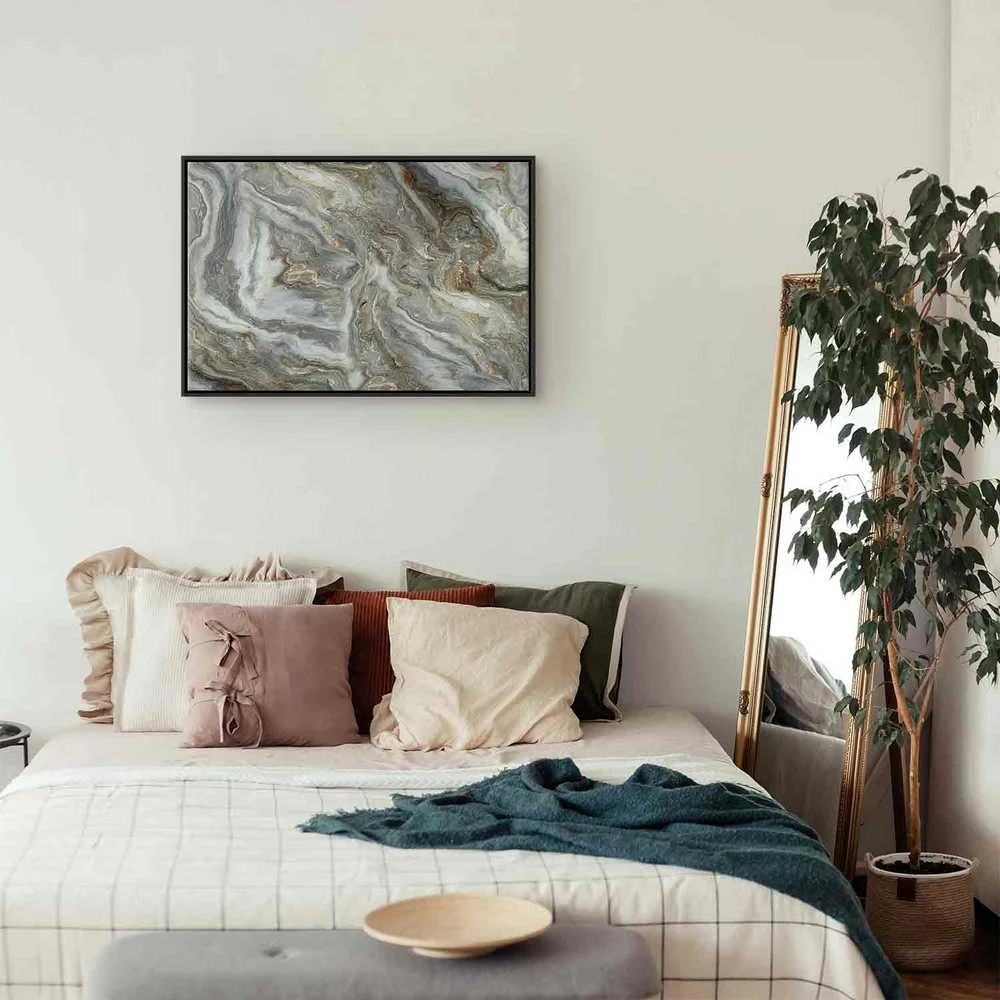 Artgeist Paveikslas - Stone abstractions – marble structures in neutral shades