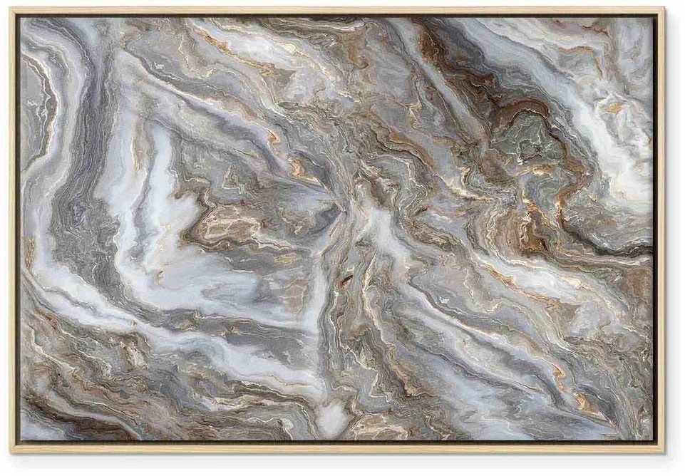 Artgeist Paveikslas - Stone abstractions – marble structures in neutral shades