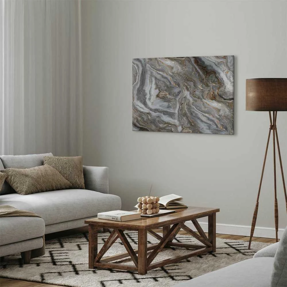 Artgeist Paveikslas - Stone abstractions – marble structures in neutral shades