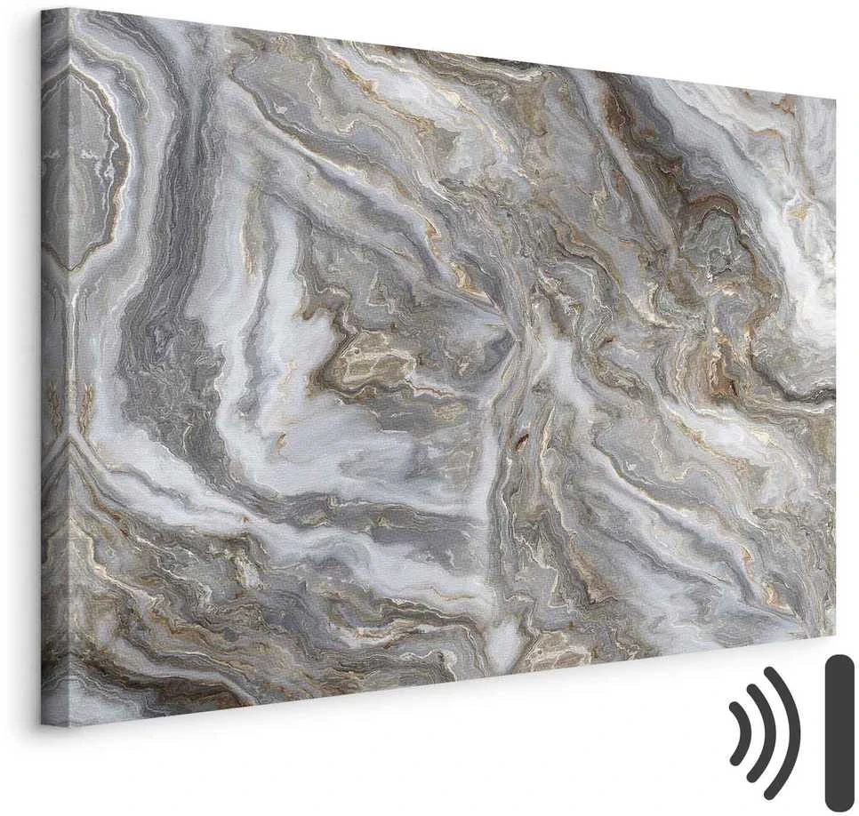 Artgeist Paveikslas - Stone abstractions – marble structures in neutral shades