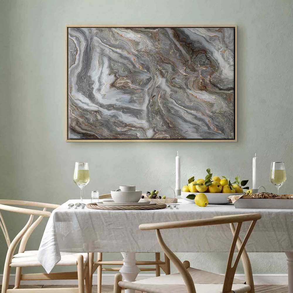 Artgeist Paveikslas - Stone abstractions – marble structures in neutral shades
