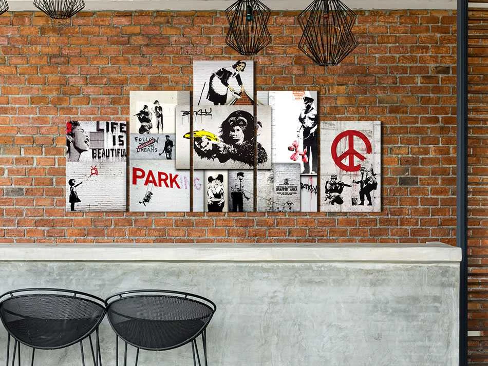 Artgeist Paveikslas - Street Crimes: Banksy Art
