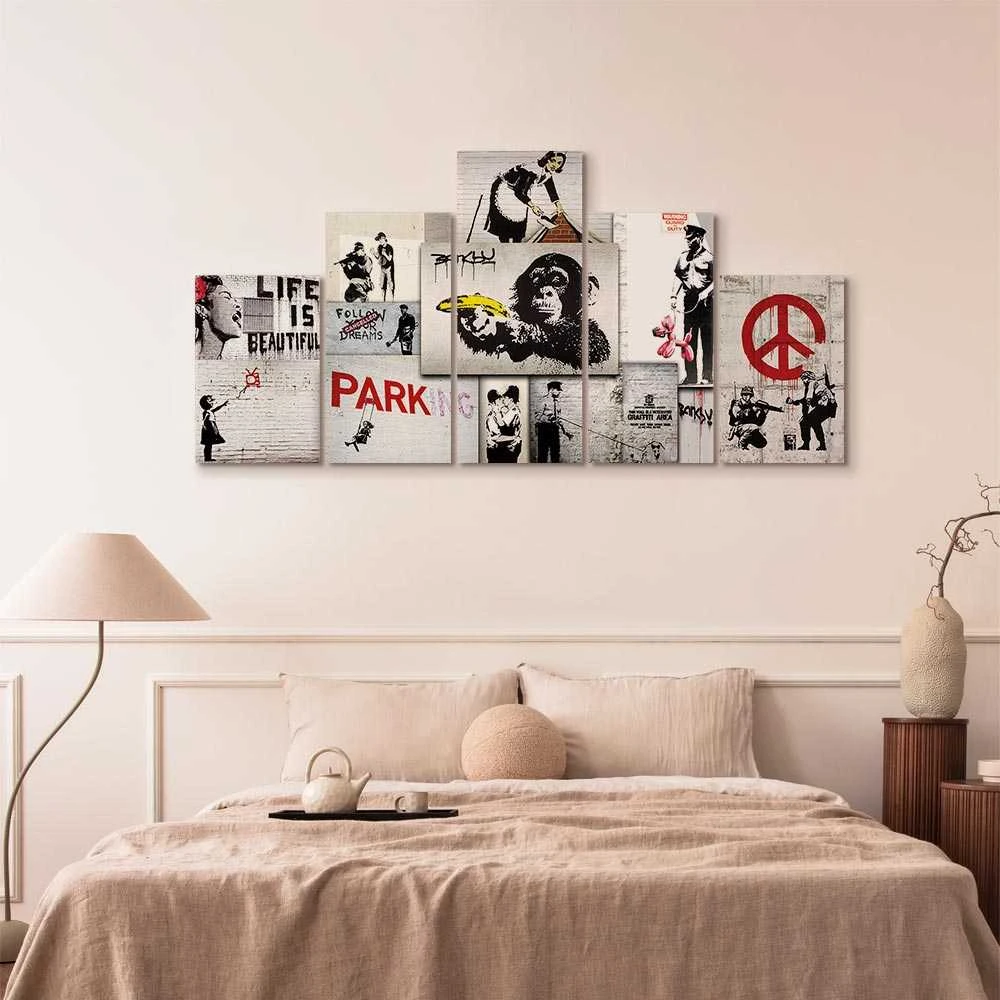 Artgeist Paveikslas - Street Crimes: Banksy Art