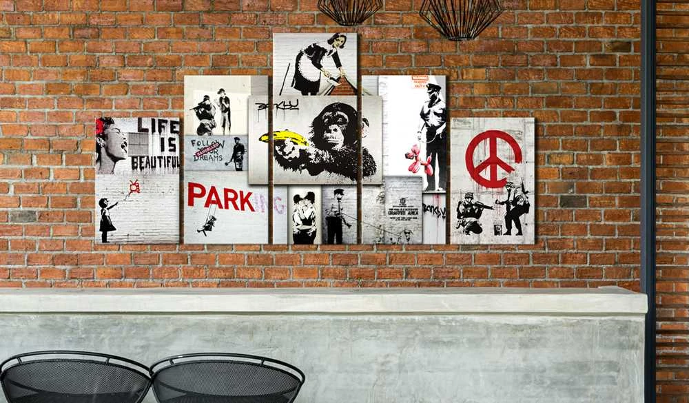 Artgeist Paveikslas - Street Crimes: Banksy Art