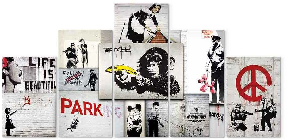Artgeist Paveikslas - Street Crimes: Banksy Art