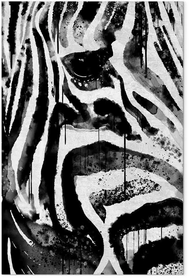 Artgeist Paveikslas - Striped Nature (1 Part) Vertical
