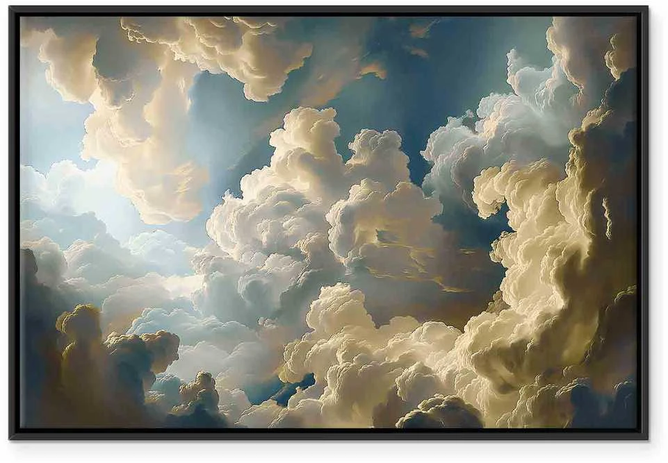 Artgeist Paveikslas - Sun and Shadows: A Theatrical Ekranas of Nature High Above the Earth