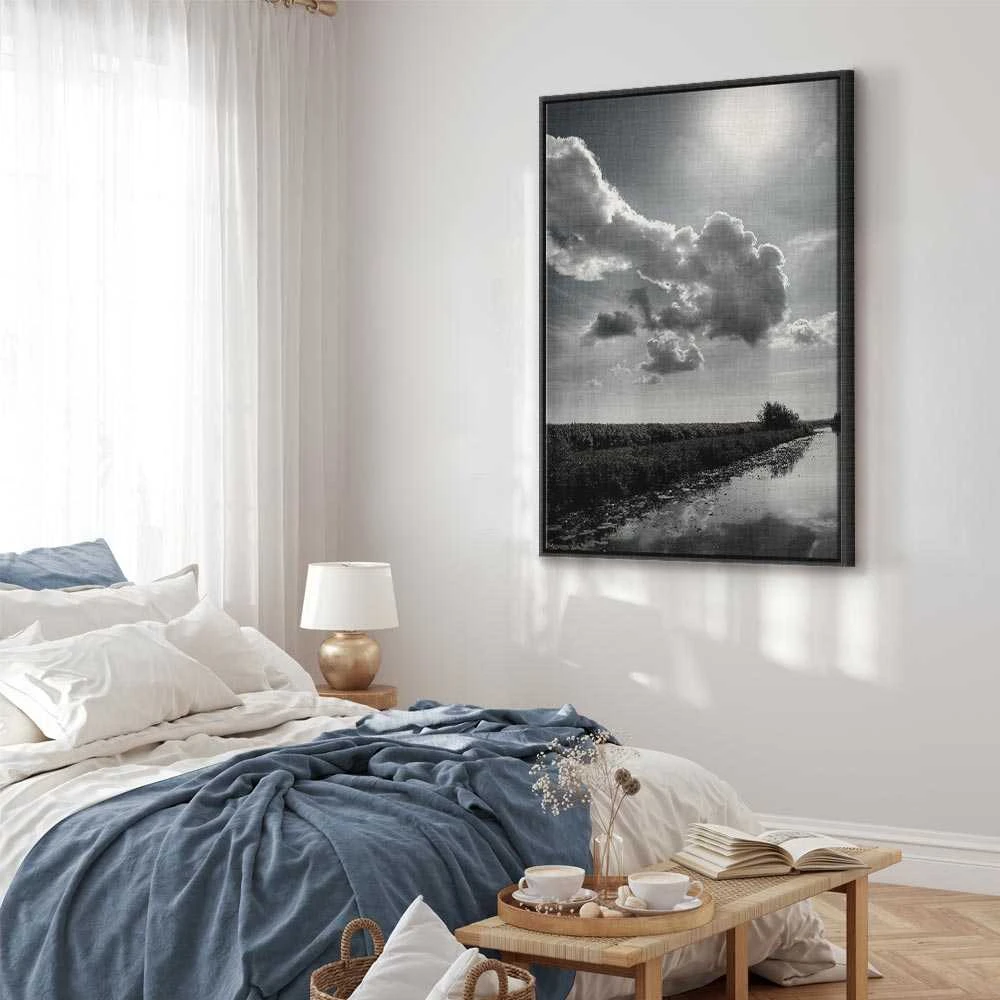 Artgeist Paveikslas - Sun Over Clouds (1-part) - Sky Reflection in Water Field