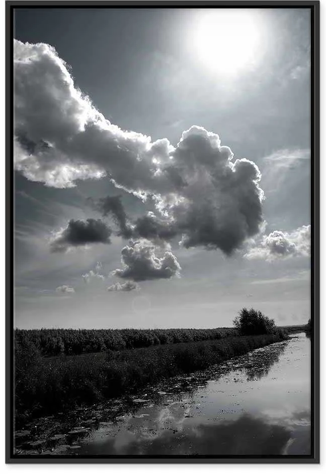 Artgeist Paveikslas - Sun Over Clouds (1-part) - Sky Reflection in Water Field