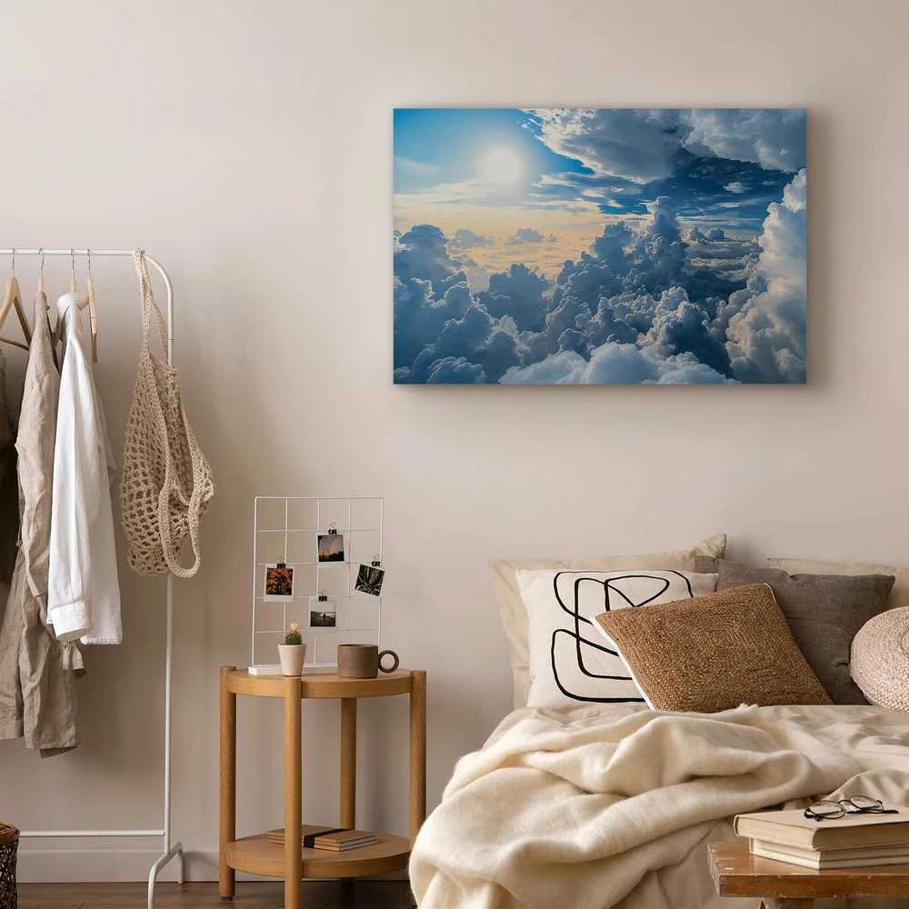Artgeist Paveikslas - Symphony of Light: Sun and Clouds Collaborating on a Beautiful Sky