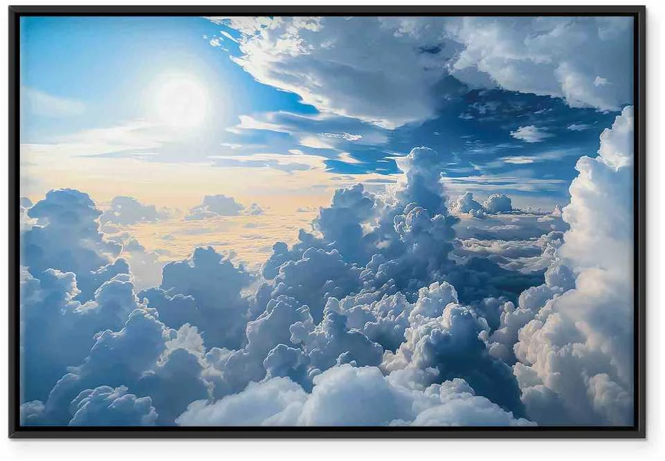Artgeist Paveikslas - Symphony of Light: Sun and Clouds Collaborating on a Beautiful Sky