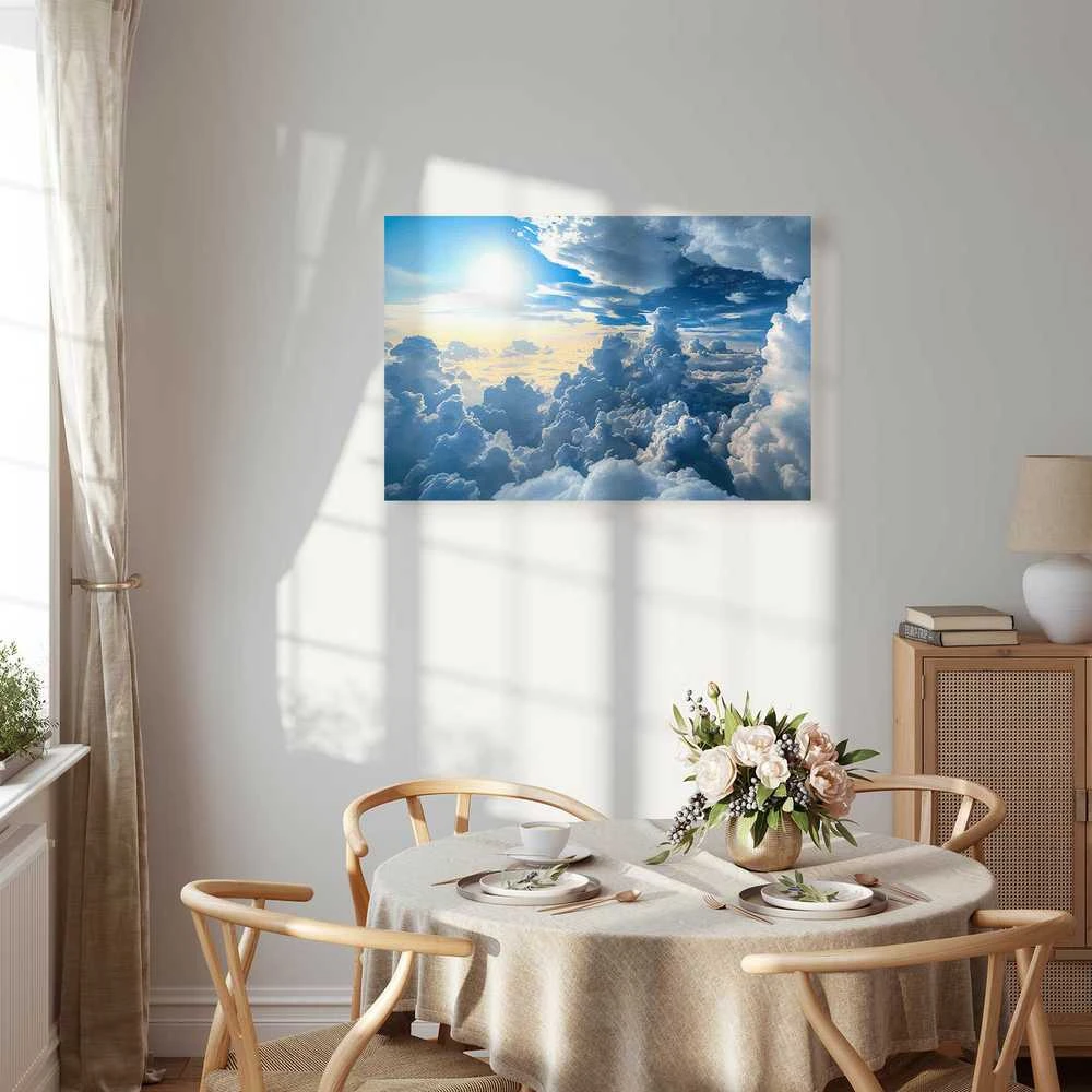 Artgeist Paveikslas - Symphony of Light: Sun and Clouds Collaborating on a Beautiful Sky