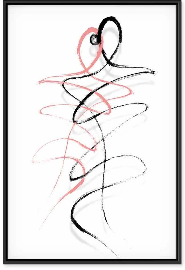 Artgeist Paveikslas - Tangled Passion (1 Part) Vertical
